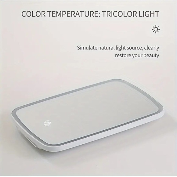 $20 start ❤️ PORTABLE DESKTOP LED MAKEUP VANITY MIRROR - Picture 2 of 9